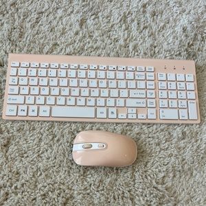 Wireless keyboard and mouse